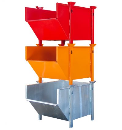 Benne de chantier superposable 500 L