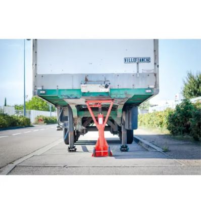 Béquille de sécurité stabilisatrice pour remorque