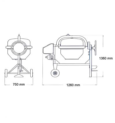 Betonniere électrique 150l