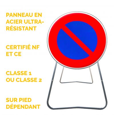 BK6A1 - Panneau de Chantier Stationnement Interdit