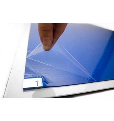 Bloc recharge de 60 feuilles adhésives pour tapis anti-contamination
