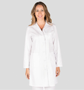Blouse blanche médicale femme manche longue