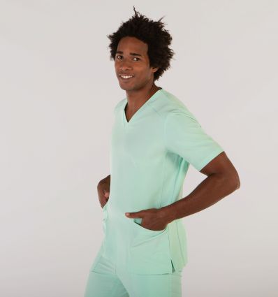 Blouse aide soignant homme couleur