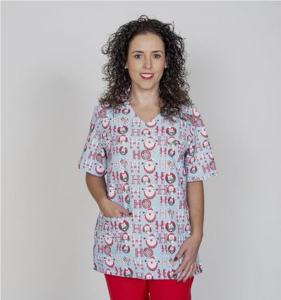 Blouse médicale imprimée unisexe
