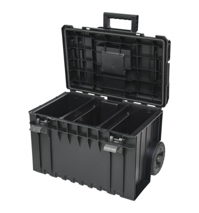 Boite a outils vide sur roulettes
