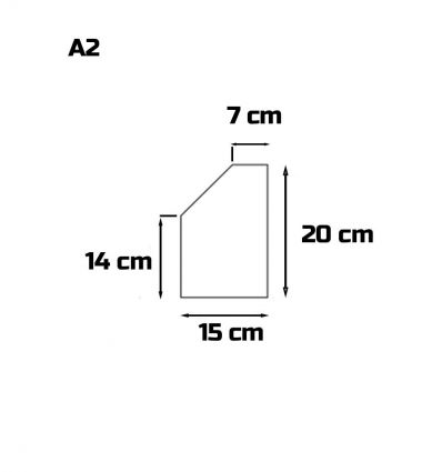 Bordure A2 en béton