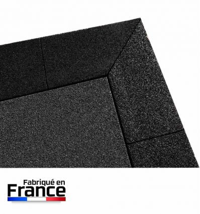 Bordure chanfreinée salle de sport - 1000 x 250 mm