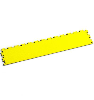 Bordure en PVC inclinée