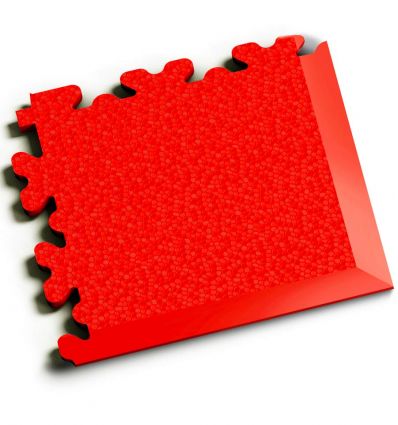 Bordure en PVC inclinée