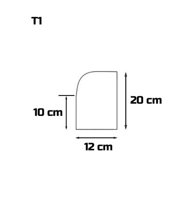 Bordure T1 en béton