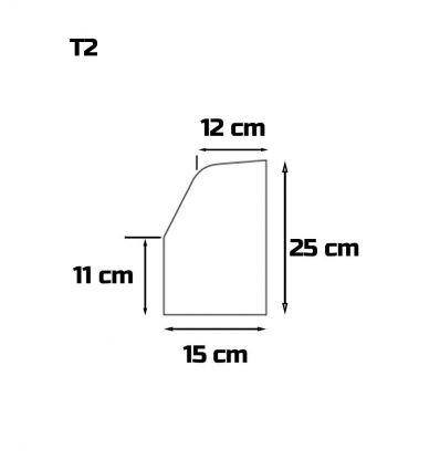 Bordure T2 en béton
