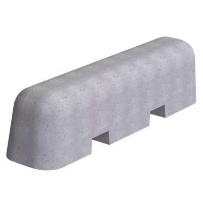 Borne anti stationnement béton avec fourreau