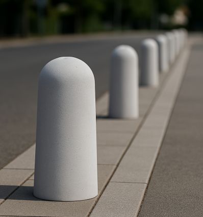 Borne anti stationnement béton tronconique