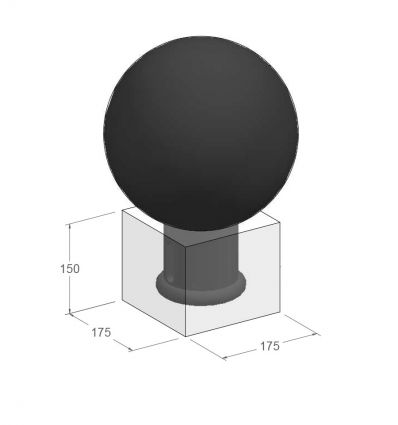 Borne Anti-stationnement Ronde en Fonte