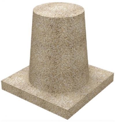 Borne Cylindrique Anti-stationnement en Béton
