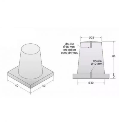 Borne Cylindrique Anti-stationnement en Béton