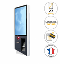 Borne de commande fast food murale avec logiciel