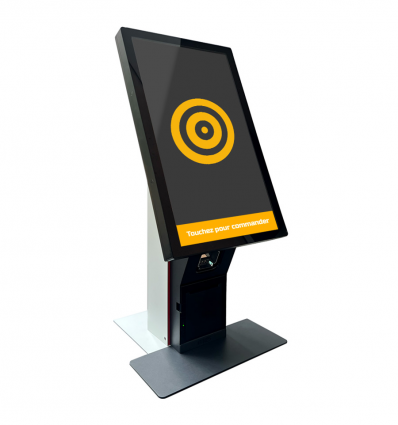 Borne de commande fast food avec logiciel