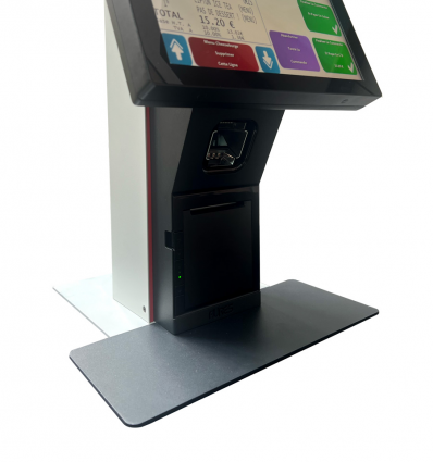 Borne de commande fast food avec logiciel