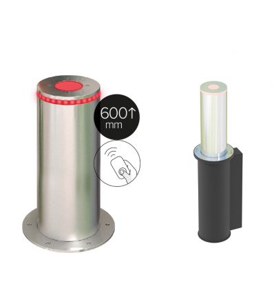 Borne escamotable automatique en inox