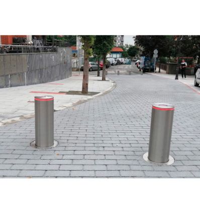 Borne escamotable automatique en inox