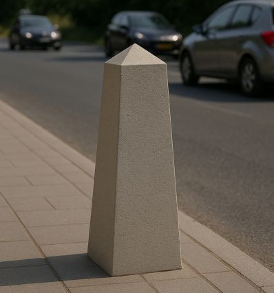 Borne Pyramidale Anti-stationnement en Béton
