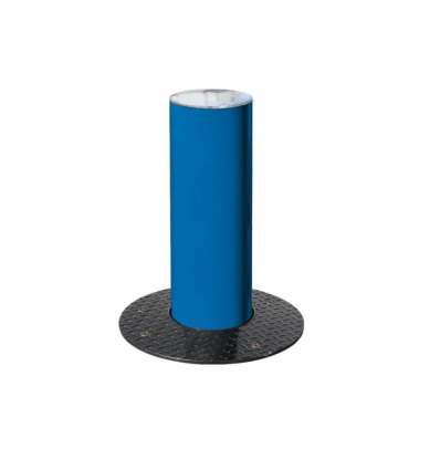 Borne escamotable manuelle tête inox brossé