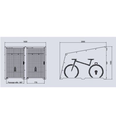Box à Vélo sécurisé