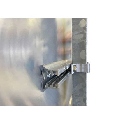 Bride de fixation pour poteau de 40 x 40 mm