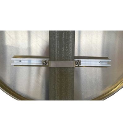Bride de fixation pour poteau de 80 x 40 mm