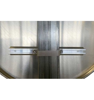 Bride de fixation pour poteau de 80 x 80 mm