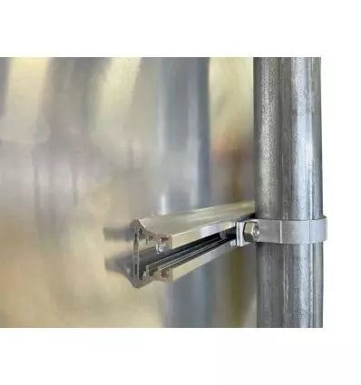 Bride de fixation pour poteau diametre 60 mm