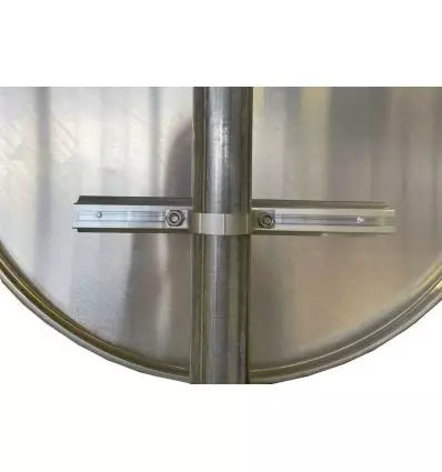 Bride de fixation pour poteau diametre 60 mm