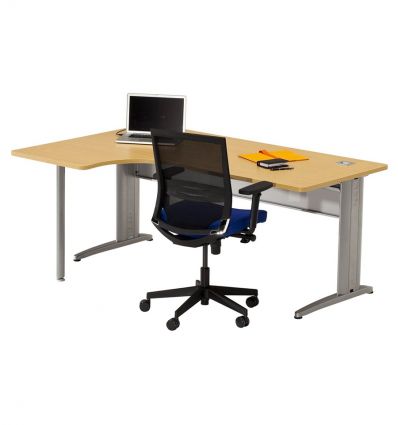 Bureau asymétrique avec retour professionnel