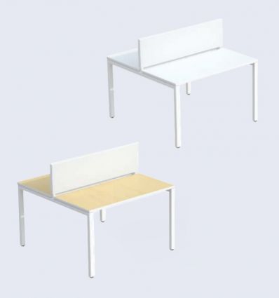 Bureau bench 2 personnes
