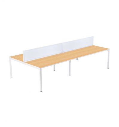 Bureau bench 4 personnes