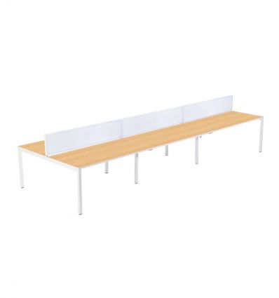 Bureau bench 6 personnes