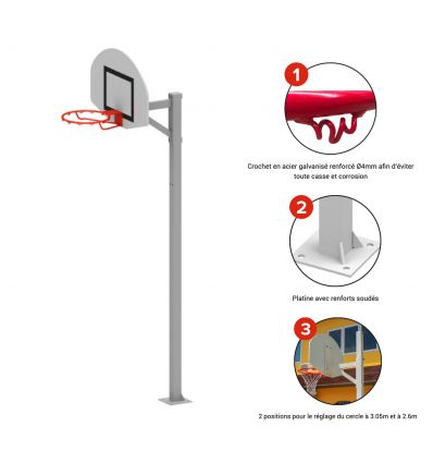Panier de Basket extérieur Professionnel
