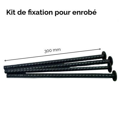 Butée de parking pour voiture en polyéthylène