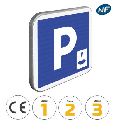 C1B - Panneau stationnement gratuit à durée limitée avec contrôle par disque