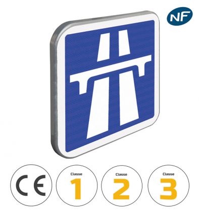 C207 - Panneau d'indication d'une section de route à statut autoroutier