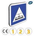 C20C - Panneau d'indication d'une traversée de tramway