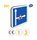 C24C - Panneau de conditions particulières de circulation sur voie embranchée
