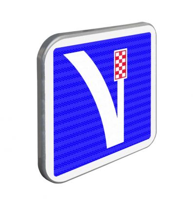 C26A - Panneau d'indication voie de détresse à droite