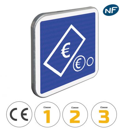 C64C2 - Panneau paiement automatique par pièces et billets