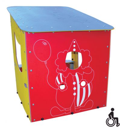 Cabane enfant extérieur pour collectivité 1 à 12 ans