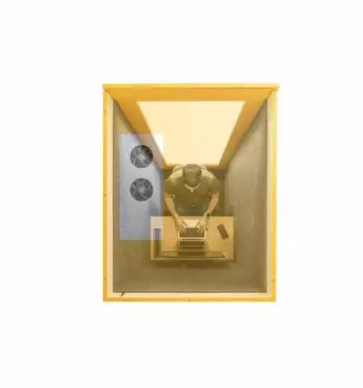 Cabine acoustique 1 personne avec station de travail