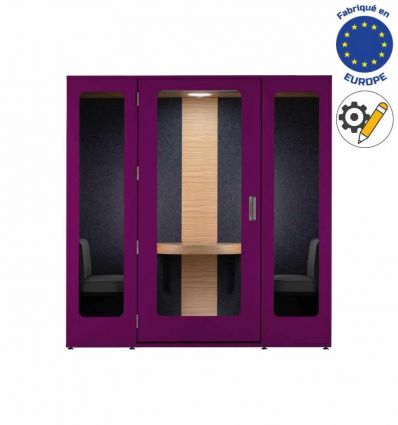 Cabine acoustique 4 personnes