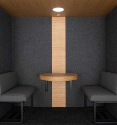 Cabine acoustique 4 personnes