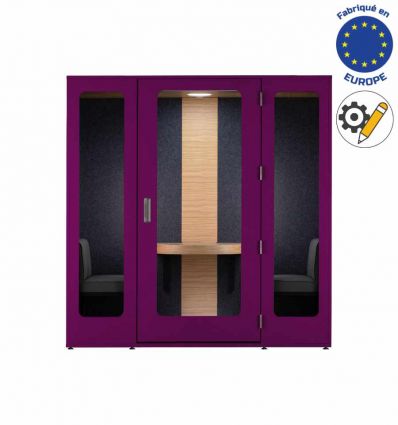 Cabine acoustique 4 personnes